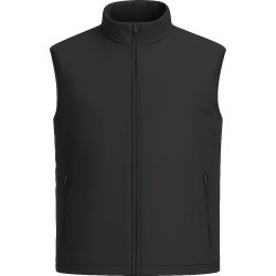 Sestri Vest Men Black Plus Size