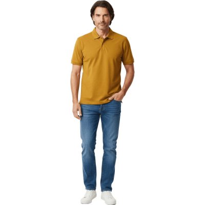 Skill Polo Functional Polo Men Yellow