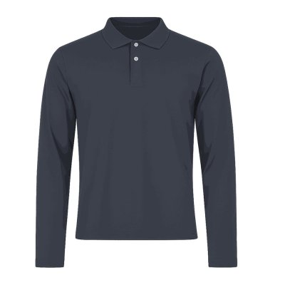 Skill Men´s Long Sleeve Performance Polo Dark Blue