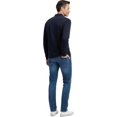 Skill Men´s Long Sleeve Performance Polo Dark Blue