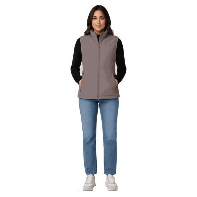 Lavi Vest Women Brown