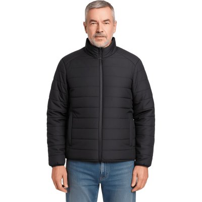 Graham Jacket Men Black Magnet zipper
