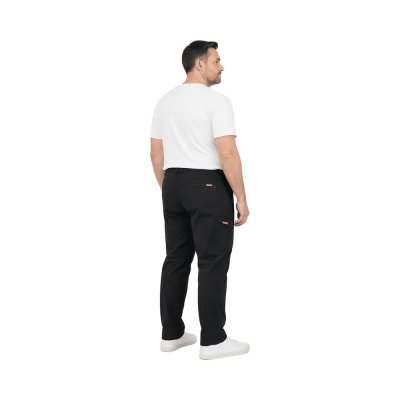 Nebraska Zip-off Pants Men Black Plus Size
