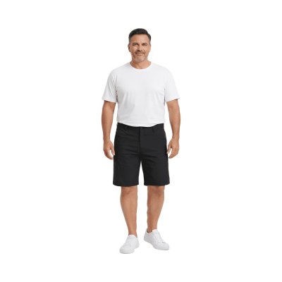 Nebraska Shorts Men Black Plus Size