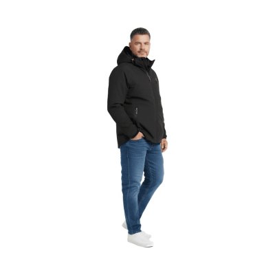Minnesota Rain Jacket Men Black Plus Size
