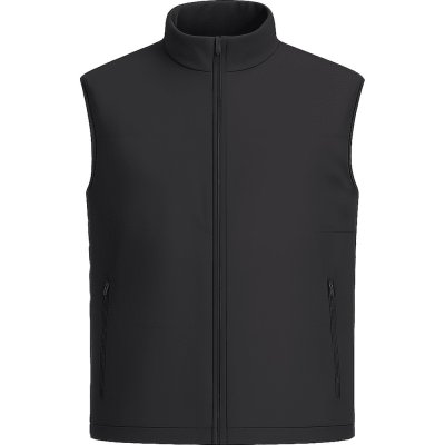 Sestri Vest Men Black Plus Size