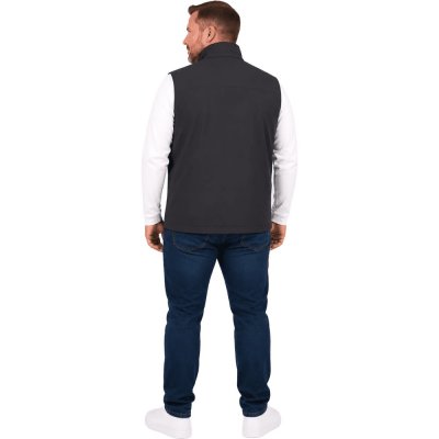Sestri Vest Men Black Plus Size