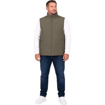 Sestri Vest Men Olive Plus Size
