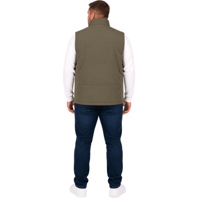 Sestri Vest Men Olive Plus Size