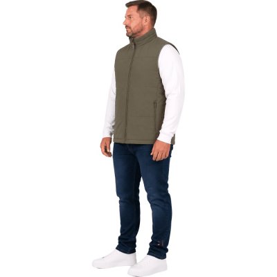 Sestri Vest Men Olive Plus Size