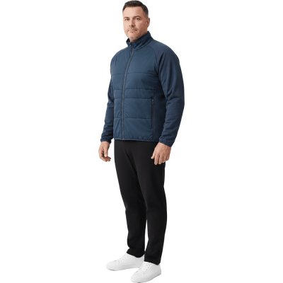Hybrid Jacket Men Blue Plus Size