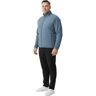 Hybrid Jacket Men Blue Plus Size